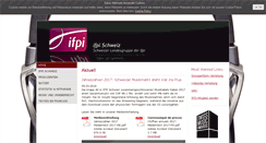 Desktop Screenshot of ifpi.ch